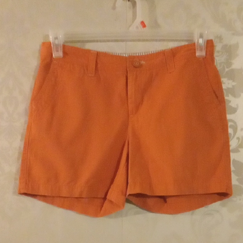 Natural Reflections High Waist Orange Chino Shorts